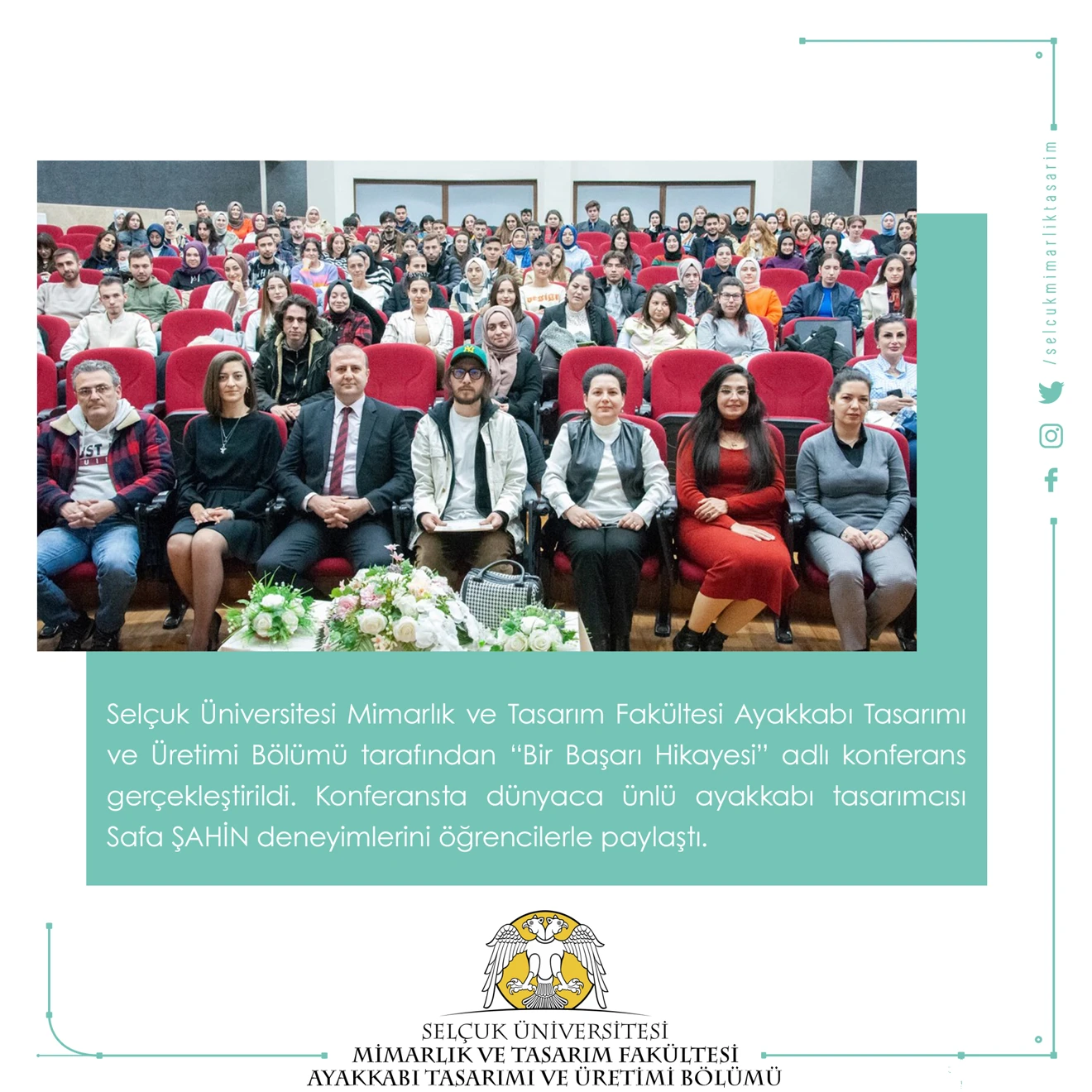 Selçuk Üniversitesinde ‘Bir Başarı Hikayesi’ Konferansı Düzenlendi